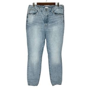 Good American | Women | Good Legs Destroyed Hem High Rise Skinny Jeans | Size 18